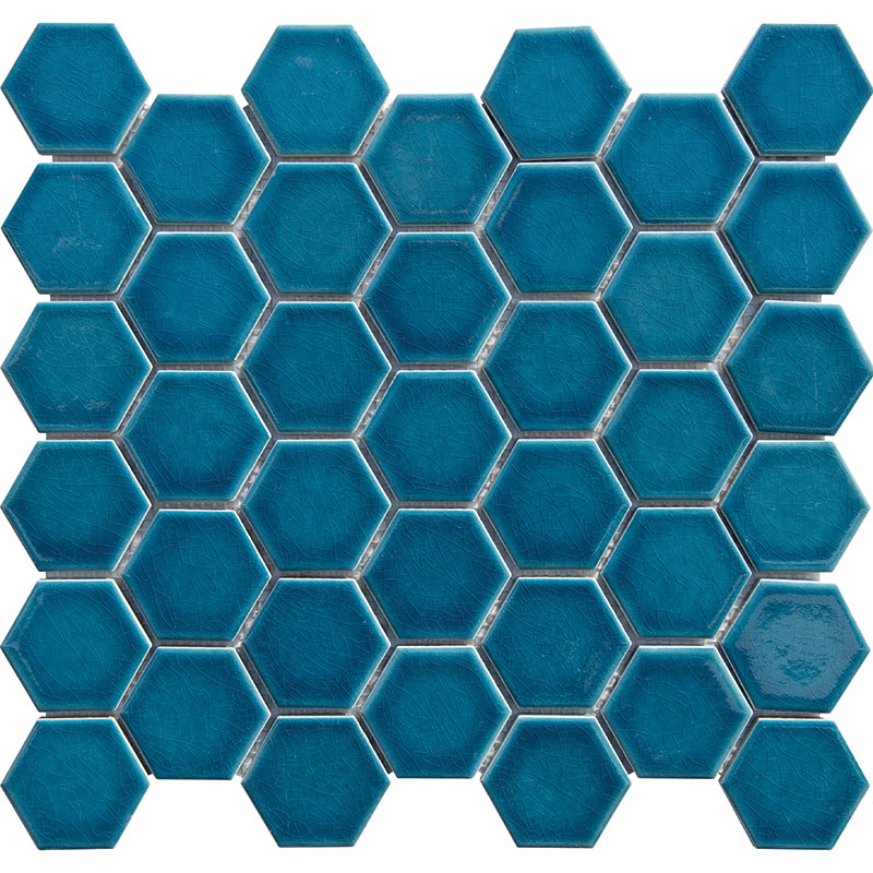 Porselen Mozaikler Hexagon Serisi Kobalt CS-01-4