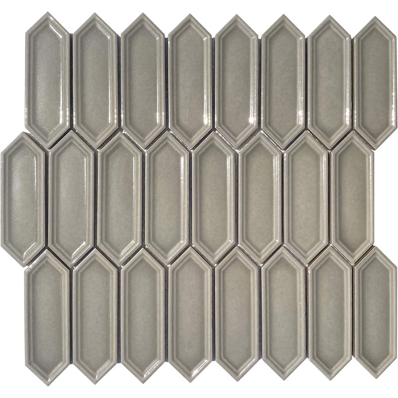 Porzellan Mosaike Picket Serie Braun CS-01-5