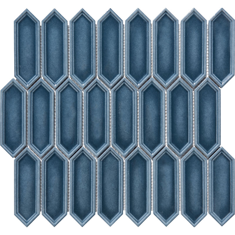 Porzellan Mosaike Picket Serie Kobalt CS-01-4