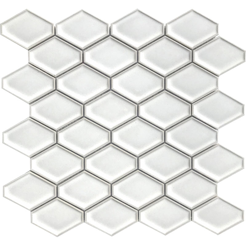 Porselen Mozaikler Diamond Serisi Beyaz CS-01-1