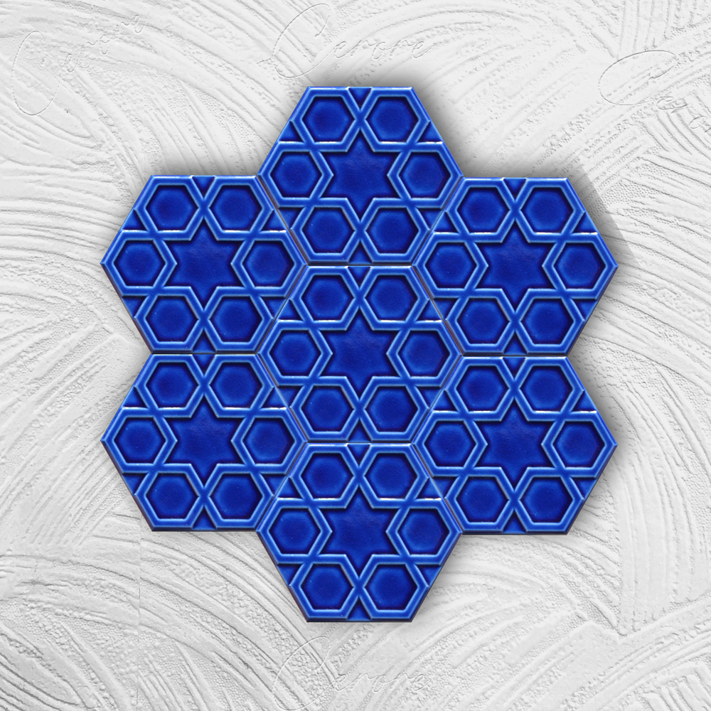 Altıgen Karo Kobalt Selçuklu BORHOME CS-01-4-