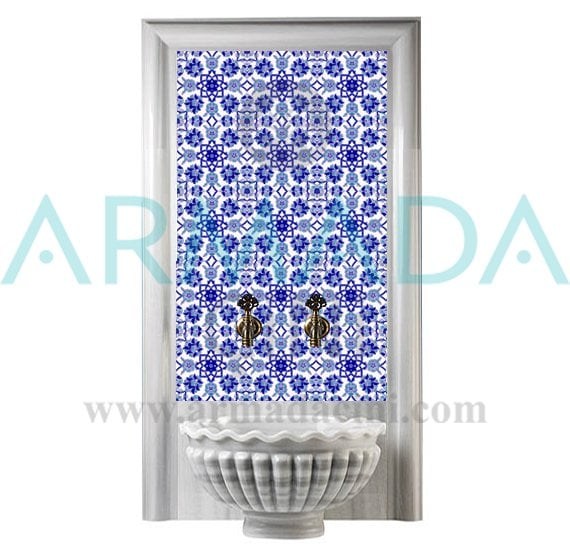 BORHOMEÇini 60x100 Cm Ac 10 Selçuk Serigraf Türk Hamamı Pano