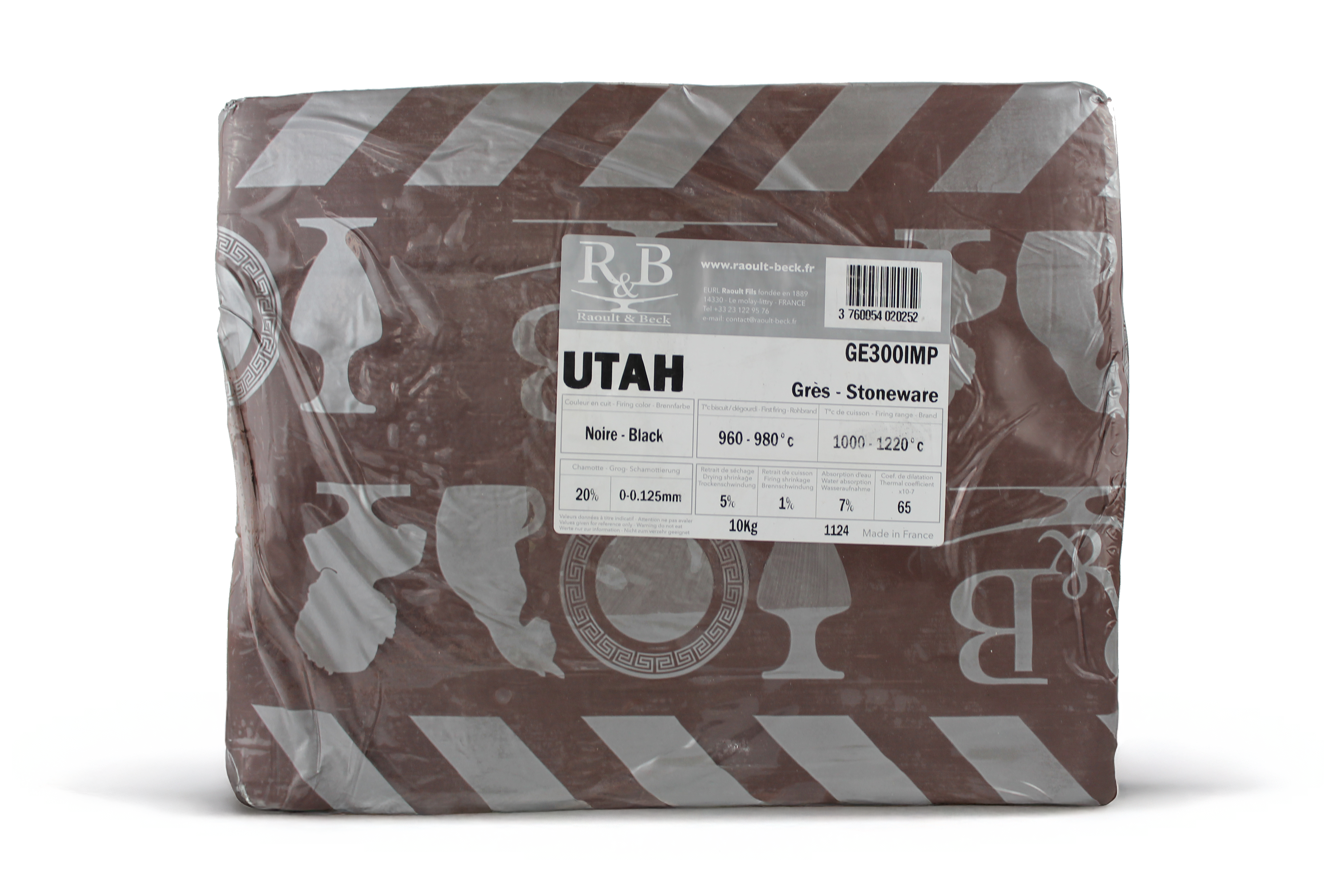 Raoult & Beck GE300 IMP Utah Siyah Stoneware Çamur
