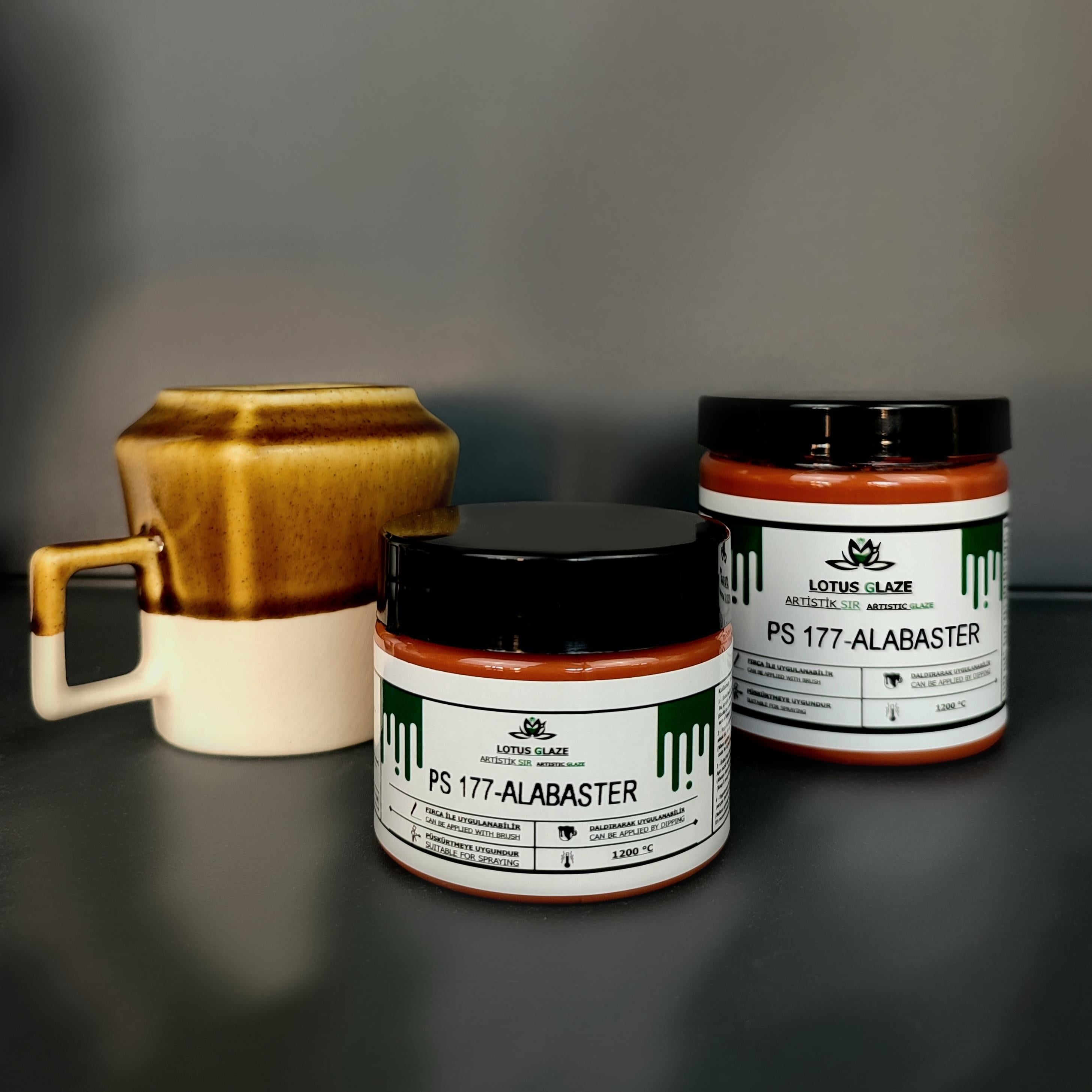 Lotus Glaze Artistik Stoneware sırı  - PS 177 Alabaster