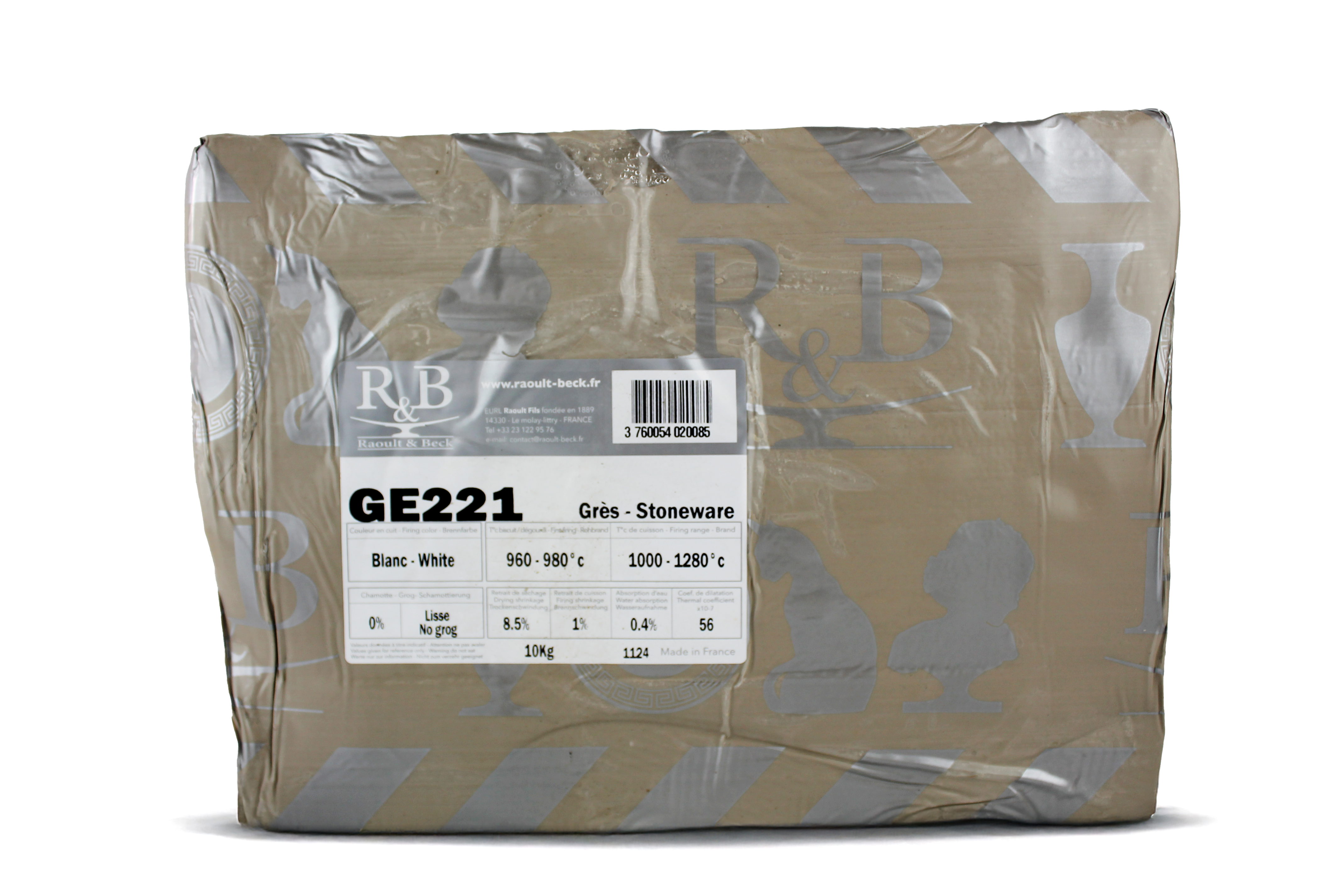 Raoult & Beck GE221 Beyaz Stoneware Çamur