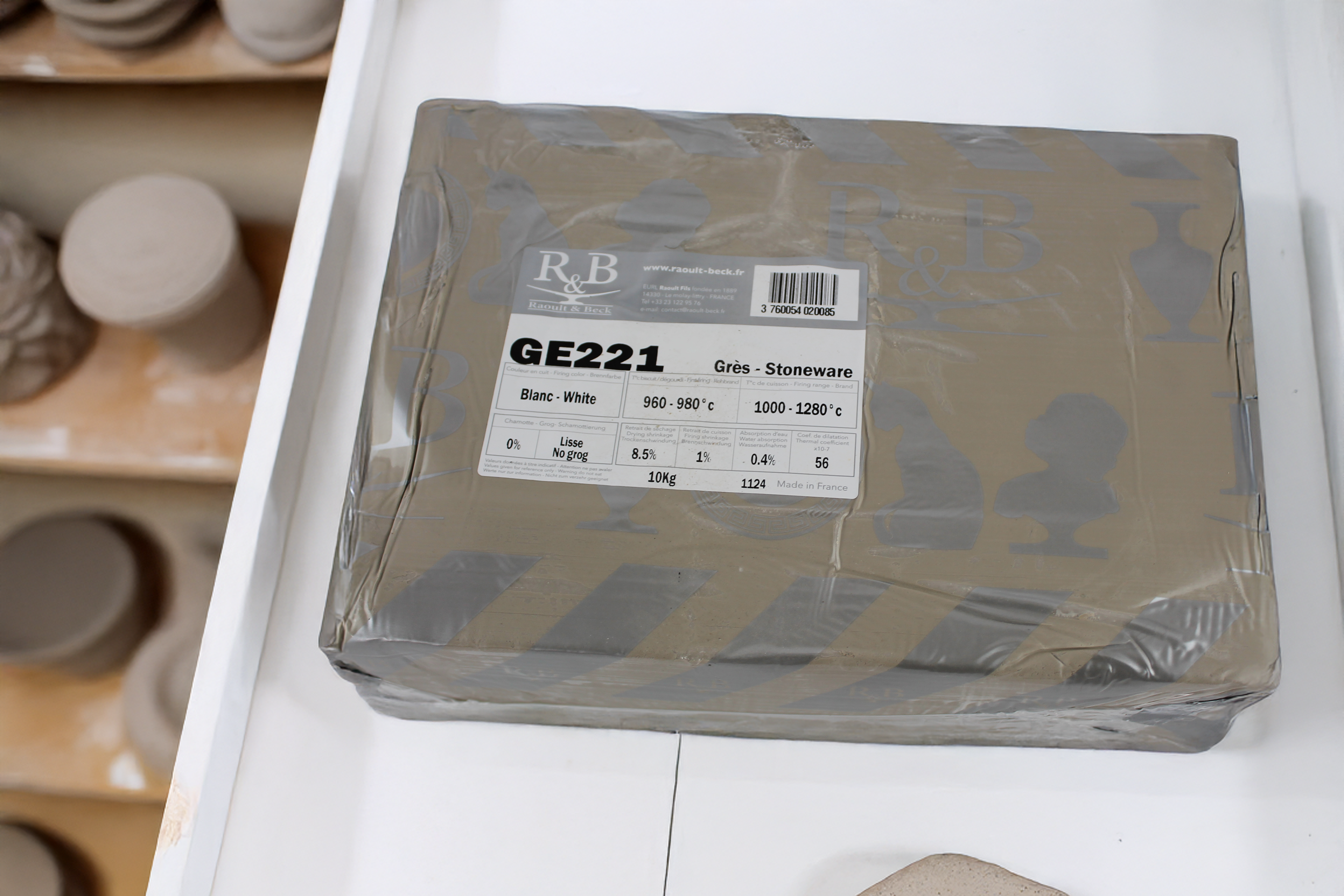 Raoult & Beck GE221 Beyaz Stoneware Çamur